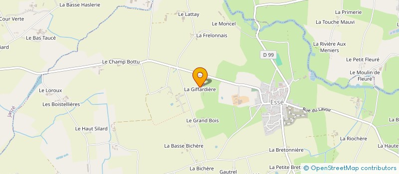 localisation de l'entreprise MADAME VALENTINE BLUARD à ESSE