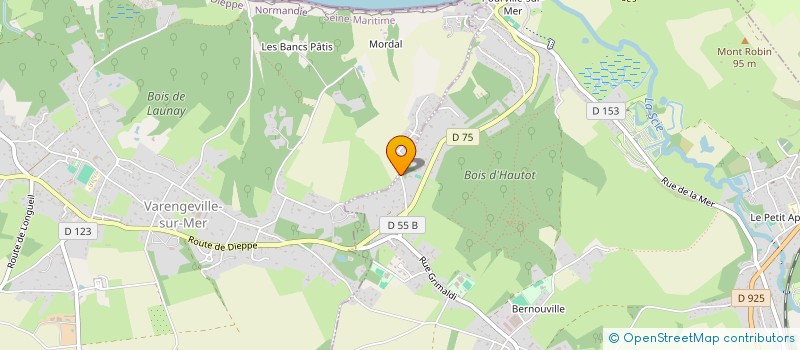 localisation de l'entreprise MADAME VALENTINE BOUBLET  HAUTOT-SUR-MER