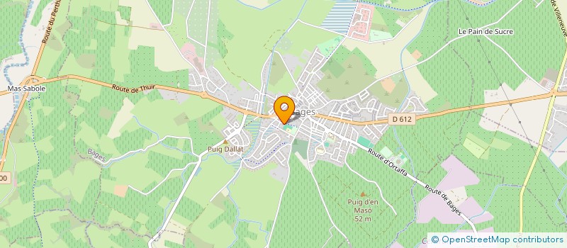 localisation de l'entreprise MADAME VALENTINE BOUCHER  BAGES