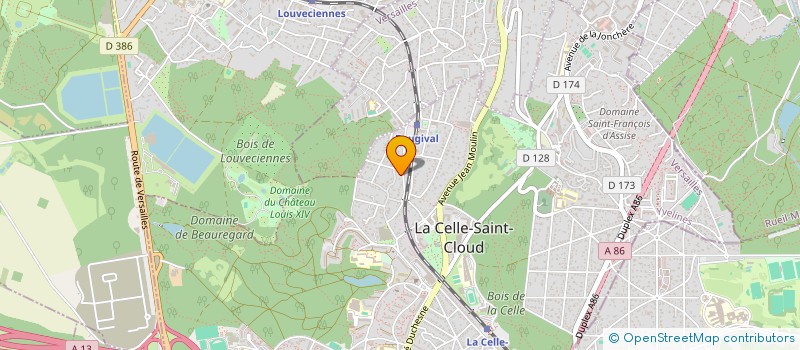 localisation de l'entreprise MADAME VALENTINE BUSTARRET  LA CELLE-SAINT-CLOUD