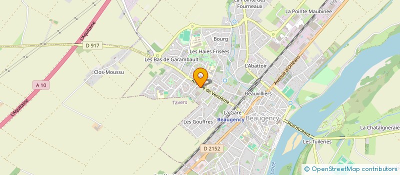 localisation de l'entreprise MADAME VALENTINE CALLEWAERT à BEAUGENCY