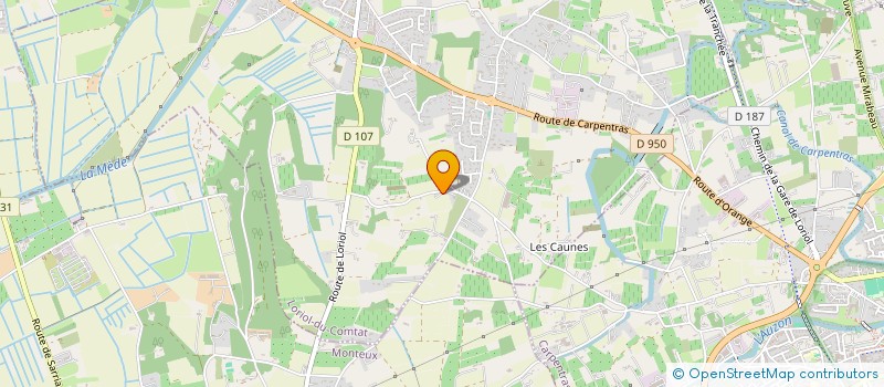 localisation de l'entreprise MADAME VALENTINE CARLIER  LORIOL-DU-COMTAT