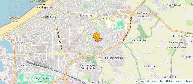 localisation de l'entreprise MADAME VALENTINE CARNOT  SAINT-MALO