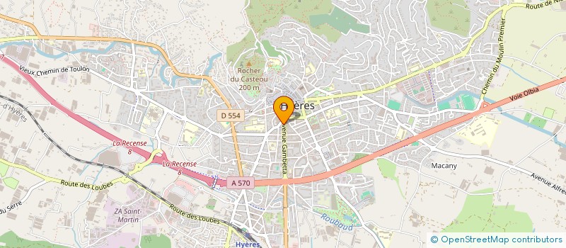 localisation de l'entreprise MADAME VALENTINE CARO à HYERES