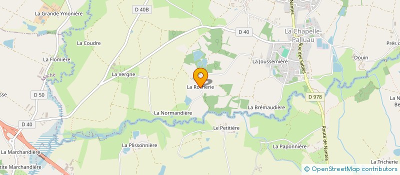 localisation de l'entreprise MADAME VALENTINE COUTHOUIS  LA CHAPELLE-PALLUAU