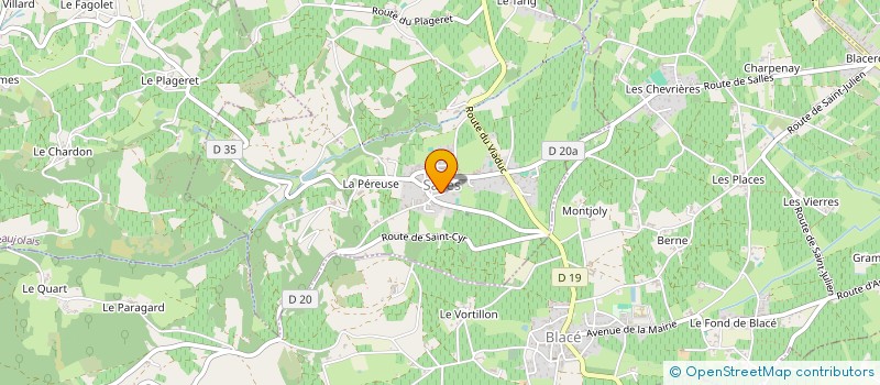 localisation de l'entreprise MADAME VALENTINE CRESSENS  SALLES-ARBUISSONNAS-EN-BEAUJOLAIS