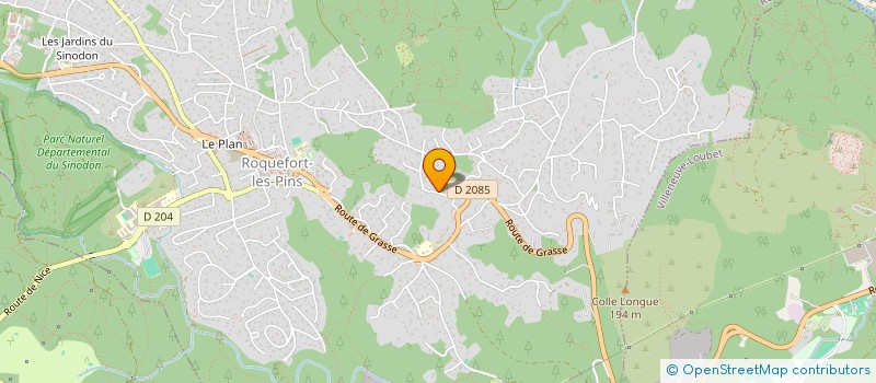 localisation de l'entreprise MADAME VALENTINE DAYAT JESSEL  ROQUEFORT-LES-PINS