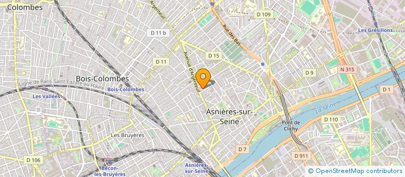 localisation de l'entreprise MADAME VALENTINE DE SAINT-BAUZEL  ASNIERES-SUR-SEINE