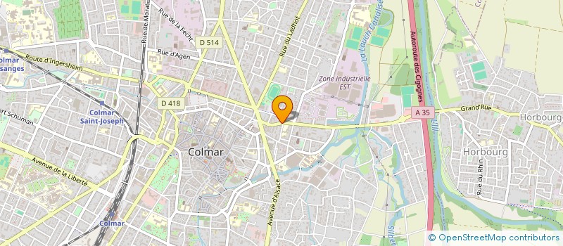 localisation de l'entreprise MADAME VALENTINE DE VITTORI  COLMAR