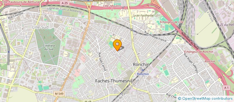 localisation de l'entreprise MADAME VALENTINE DECLERCQ à LILLE