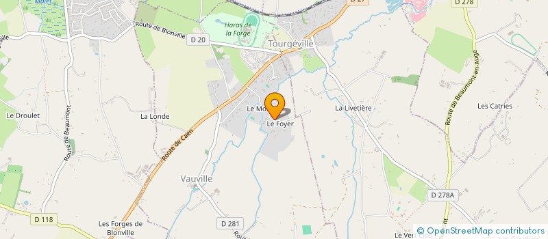 localisation de l'entreprise MADAME VALENTINE DELAVEAU  VAUVILLE