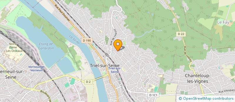 localisation de l'entreprise MADAME VALENTINE DENE  TRIEL-SUR-SEINE