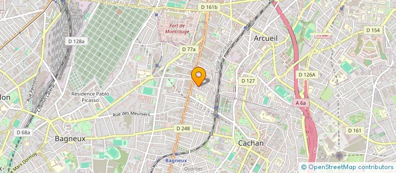 localisation de l'entreprise MADAME VALENTINE DERINCK  CACHAN