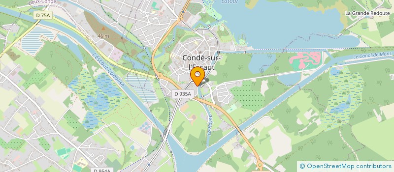 localisation de l'entreprise MADAME VALENTINE DEVRIES  CONDE-SUR-L'ESCAUT