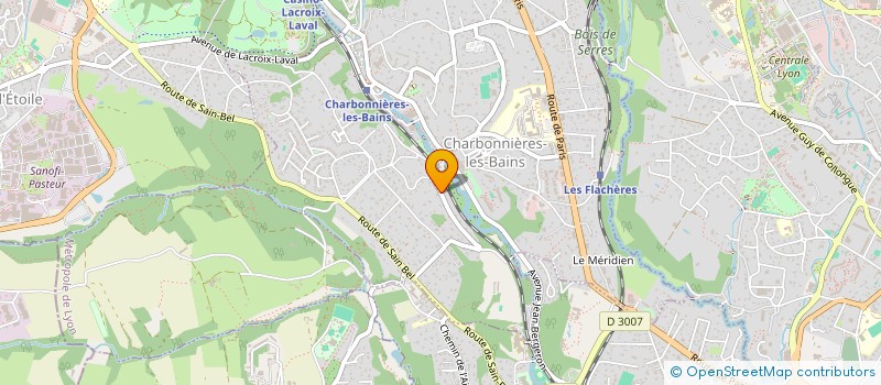 localisation de l'entreprise MADAME VALENTINE DIEUDONNE  CHARBONNIERES-LES-BAINS