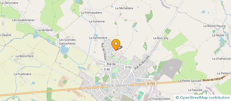 localisation de l'entreprise MADAME VALENTINE DOUILLARD à TREIZE-SEPTIERS
