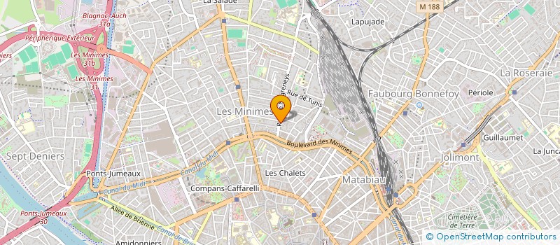 localisation de l'entreprise MADAME VALENTINE DUBOIS à TOULOUSE