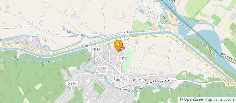 localisation de l'entreprise MADAME VALENTINE DULIEU  LA ROQUE-D'ANTHERON