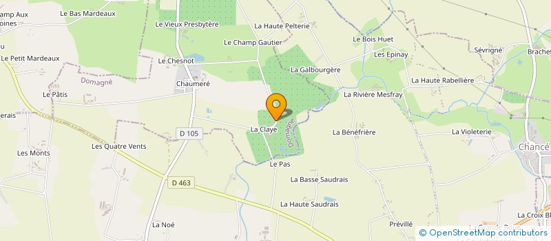 localisation de l'entreprise MADAME VALENTINE DUPAS à DOMAGNE