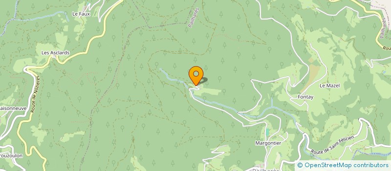 localisation de l'entreprise MADAME VALENTINE FIZET  PAILHARES