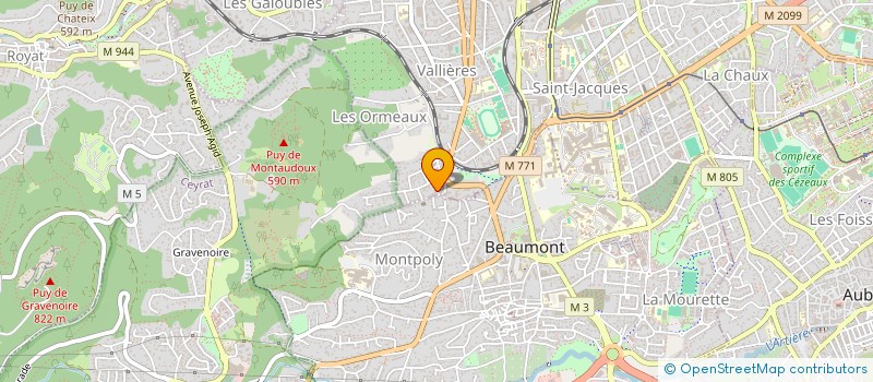 localisation de l'entreprise MADAME VALENTINE FONT  CLERMONT-FERRAND