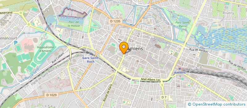 localisation de l'entreprise MADAME VALENTINE FORRE  AMIENS