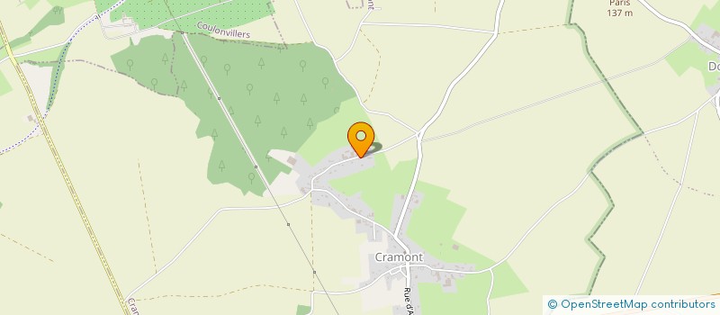 localisation de l'entreprise MADAME VALENTINE FOURNIER  CRAMONT