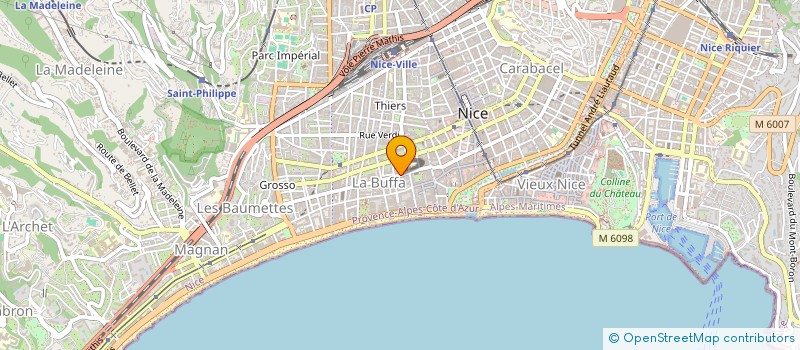 localisation de l'entreprise MADAME VALENTINE GAGNEPAIN  NICE