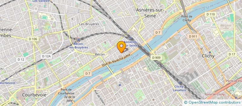 localisation de l'entreprise MADAME VALENTINE GARCIA à COURBEVOIE