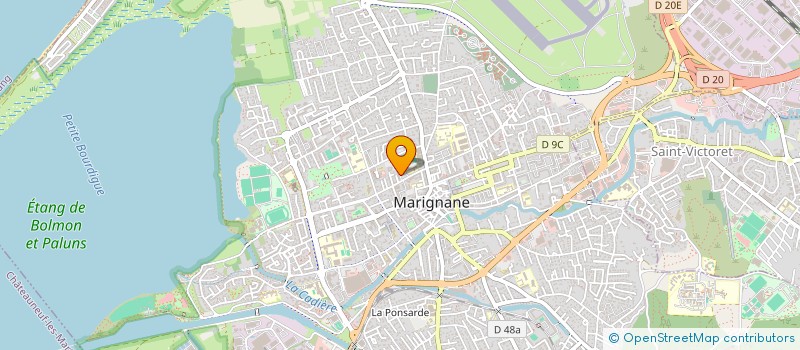 localisation de l'entreprise MADAME VALENTINE GARDIOL  MARIGNANE