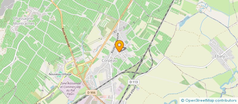 localisation de l'entreprise MADAME VALENTINE GERMAIN  CORPEAU