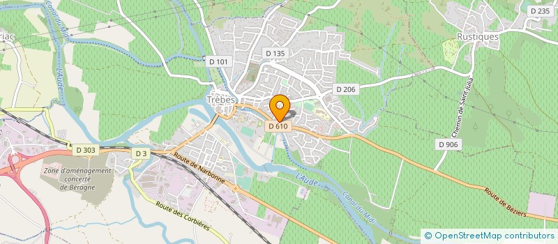 localisation de l'entreprise MADAME VALENTINE GINESTE  TREBES