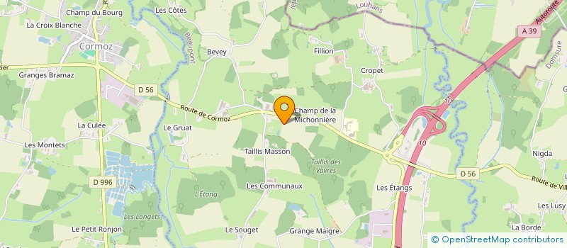 localisation de l'entreprise MADAME VALENTINE GRENIER à BEAUPONT
