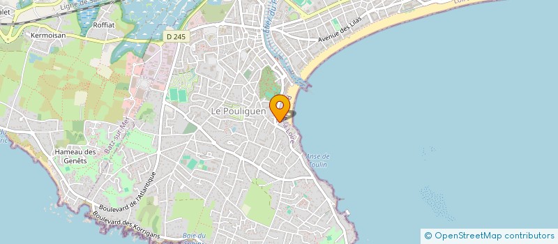 localisation de l'entreprise MADAME VALENTINE GRIFFON  LE POULIGUEN