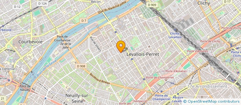 localisation de l'entreprise MADAME VALENTINE GRUCHET à LEVALLOIS-PERRET