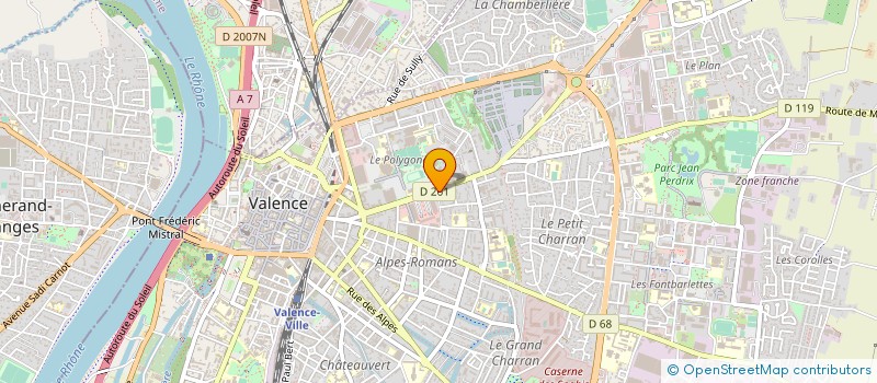 localisation de l'entreprise MADAME VALENTINE GUICHARD  VALENCE