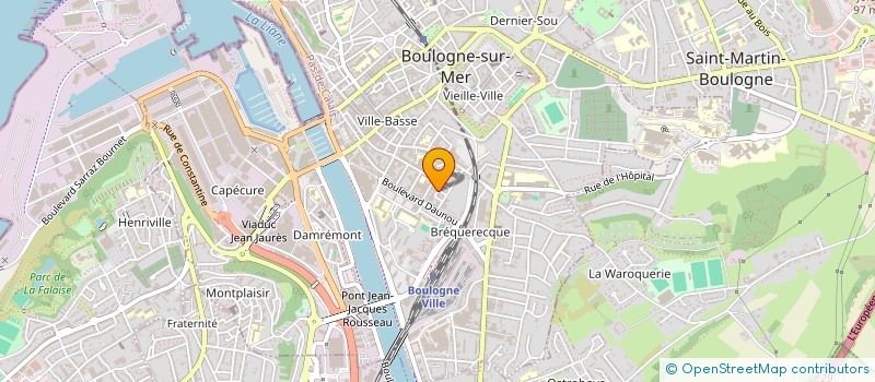 localisation de l'entreprise MADAME VALENTINE GUISSE  BOULOGNE-SUR-MER