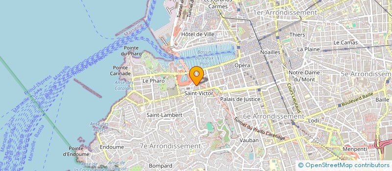 localisation de l'entreprise MADAME VALENTINE HERMITANT  MARSEILLE