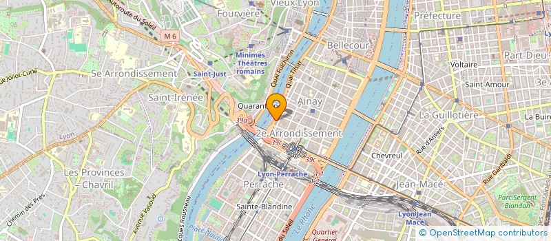 localisation de l'entreprise MADAME VALENTINE HERTAULT  LYON