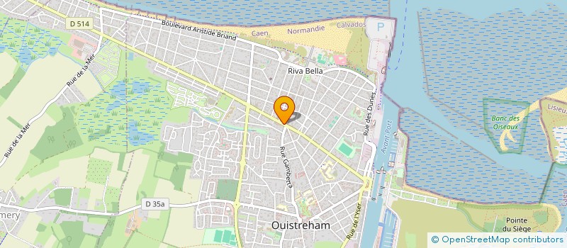 localisation de l'entreprise MADAME VALENTINE HIBLOT à OUISTREHAM