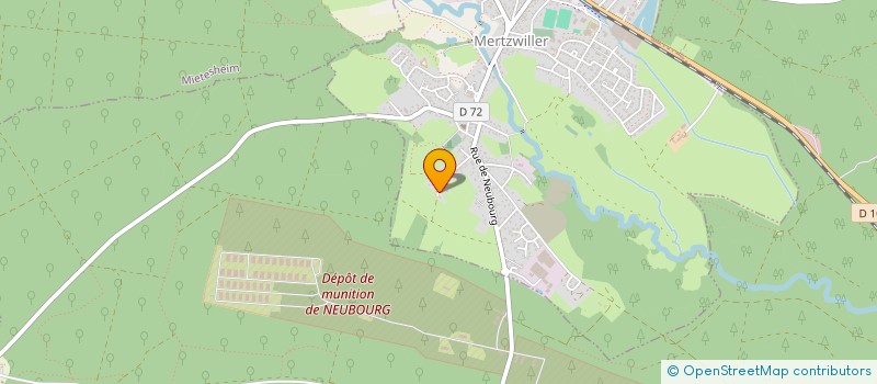 localisation de l'entreprise MADAME VALENTINE HOLTZMANN  MERTZWILLER