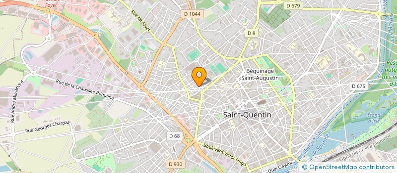 localisation de l'entreprise MADAME VALENTINE HONRAEDT à SAINT-QUENTIN