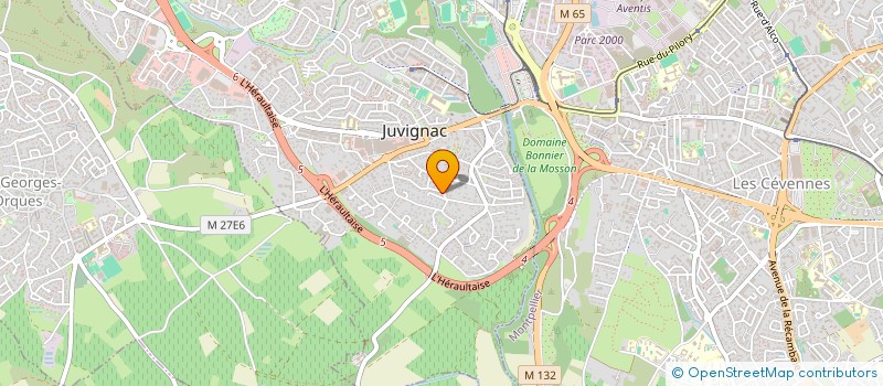 localisation de l'entreprise MADAME VALENTINE JEANTEUR  JUVIGNAC