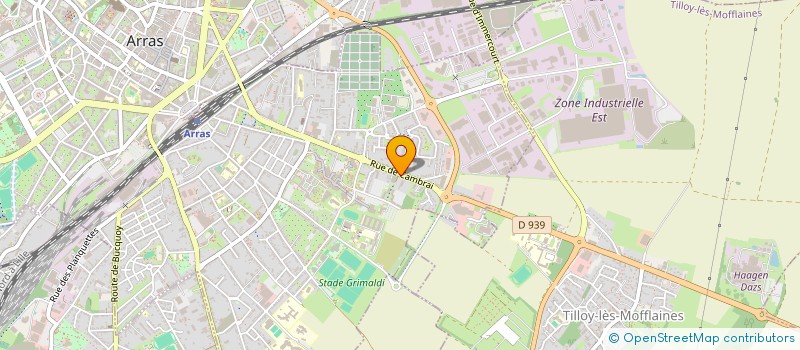 localisation de l'entreprise MADAME VALENTINE LARANGE à ARRAS