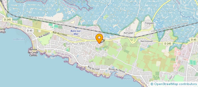 localisation de l'entreprise MADAME VALENTINE LE BONHOMME  BATZ-SUR-MER