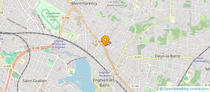 localisation de l'entreprise MADAME VALENTINE LE HENAFF  MONTMORENCY