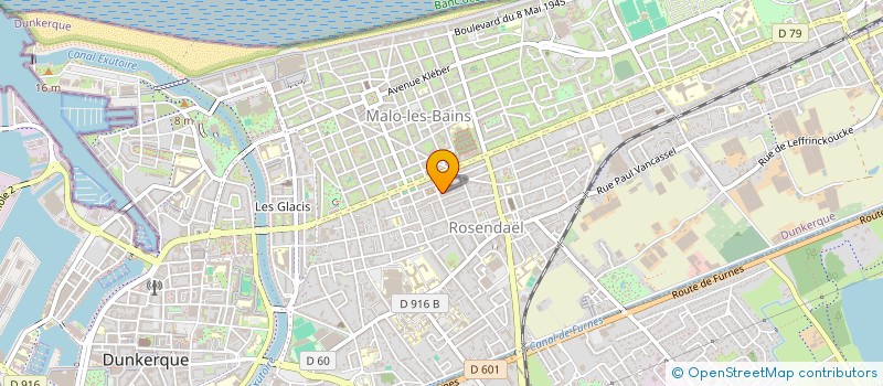 localisation de l'entreprise MADAME VALENTINE LECAILLIEZ à DUNKERQUE