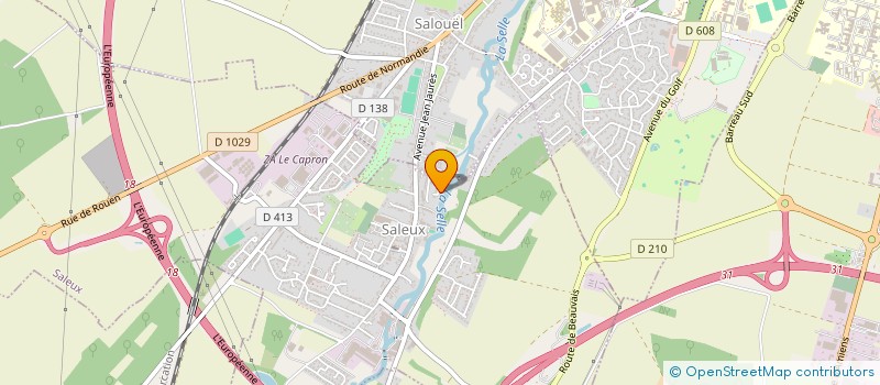 localisation de l'entreprise MADAME VALENTINE LECLERCQ  SALEUX