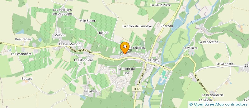 localisation de l'entreprise MADAME VALENTINE LEFEVRE à REUGNY