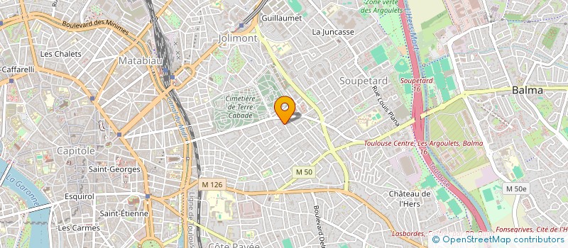 localisation de l'entreprise MADAME VALENTINE LEGRAND à TOULOUSE